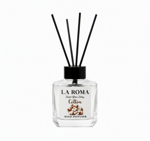 Odorizant ambiental cu betisoare, parfum  Bumbac 130 ml, difuzor parfum Cotton Fresh pentru living, dormitor, birou, hotel si spatii comerciale [3]
