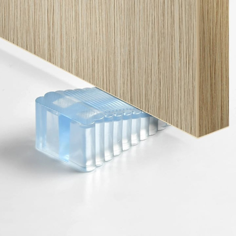 Opritor pentru usa, transparent, silicon, antiderapant, universal, 9.5 x 4 x 2.8 cm [2]