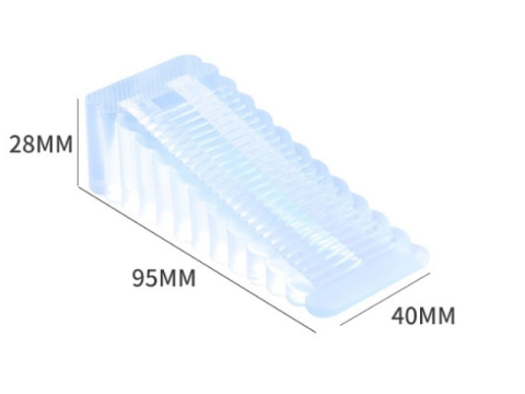 Opritor pentru usa, transparent, silicon, antiderapant, universal, 9.5 x 4 x 2.8 cm [3]