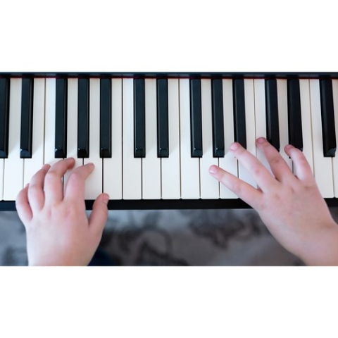 Orga electronica pentru copii, 61 clape, microfon inclus, alimentare 6V, functie de inregistrare, 54 x 17 cm – instrument muzical educational pentru incepatori [4]