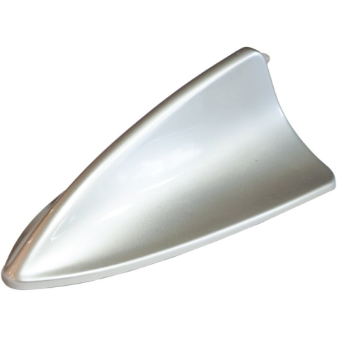 Ornament de rechin pentru antena auto, argintiu [1]
