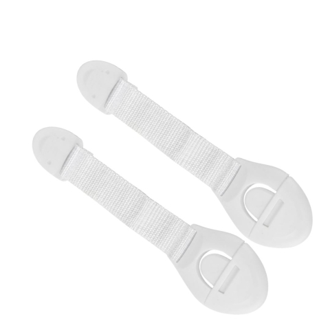 MAMA ȘI COPILUL - Pachet 2 dispozitive de blocare pentru copii, siguranta pentru dulapuri, sertare si frigider, lungime 20 cm, alb