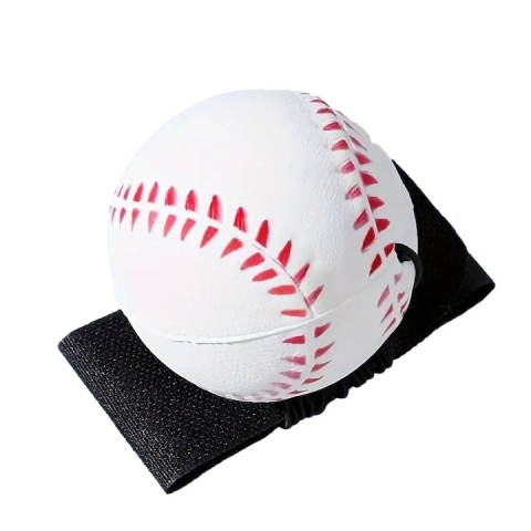 Pachet 4 mingi Space Moon Ball pentru copii si adulti, 2 albastre, 1 verde multicolor si 1 model baseball alb-rosu, 66 mm [4]