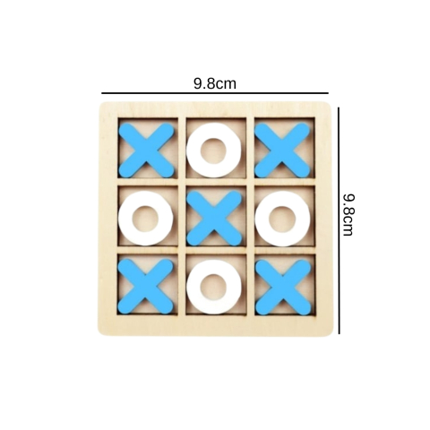 Pachet jocuri educative si de familie – joc X si 0 din lemn, puzzle Tetris si carti de joc [1]