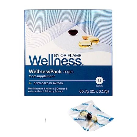 Suplimente alimentare - Pachet suplimente alimentare Wellness pentru barbati, cantitate 21 portii