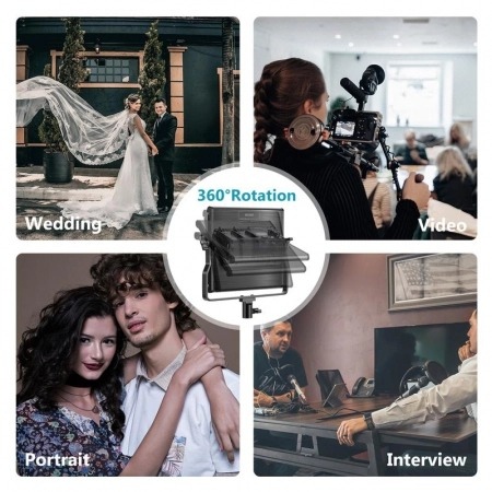 Kit 2 Panouri Neewer Bi Color 660 LED,2 difuzoare softbox,telecomanda + geanta transport [2]