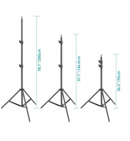 Kit 2 Panouri Neewer Bi Color 660 LED,trepiezi 200 cm,4 baterii + 4 incarcatori,2 gentute transport [1]