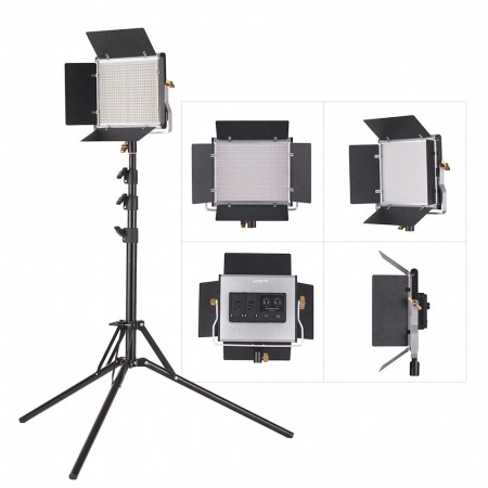 Panouri Led - Panou Bi-Color 660 LED,trepied 200 cm, gentuta transport - Andoer