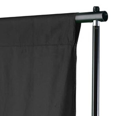 Panza fundal foto studio,din bumbac,dimensiuni 300x600 cm - Negru [2]