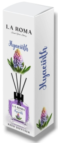 Odorizante - Parfum cameră La Roma Hyacinth 130 ml – Difuzor cu bețișoare florale persistente