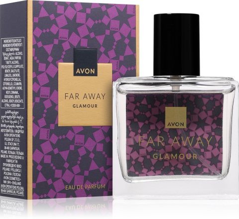PARFUMURI & SETURI - Parfum femei Avon Far Away Glamour 30 ml, apa de parfum oriental floral gurmand, vanilie Madagascar, coacaze negre, iris, paciuli si mosc negru