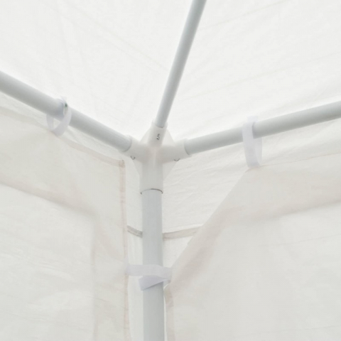 Pavilion de gradina,curte,evenimente 3x6m cu 6 pereti laterali cu ferestre - Alb [6]