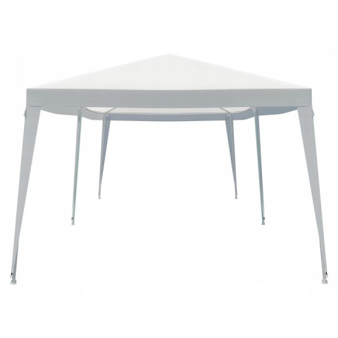 Pavilion / Foisor de gradina impermeabil 3x6x2.5 m, cadru metalic din otel, acoperis din polietilena 100 g/m², alb, rezistent la apa si UV, pentru curte, terasa si eveniment [8]