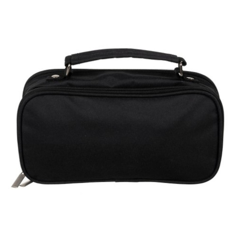 Diverse copii - Penar pentru scoala cu 2 compartimente, 23x7.5x11.5 cm - Negru
