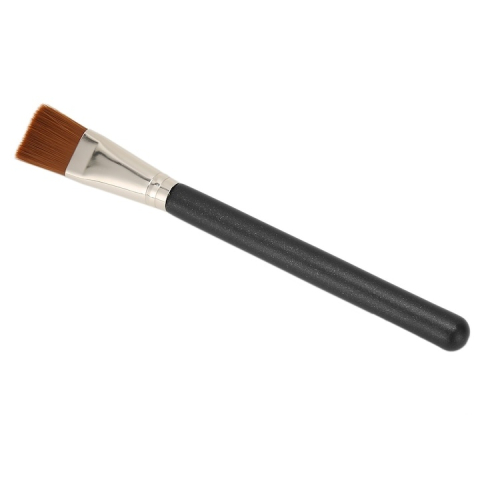 Pensula pentru pictura, body painting, cosmetice, multifunctionala, varf plat, peri sintetici fini, maner ergonomic, plastic, negru [7]