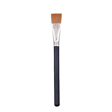 COSMETICE - Pensula pentru pictura, body painting, cosmetice, multifunctionala, varf plat, peri sintetici fini, maner ergonomic, plastic, negru