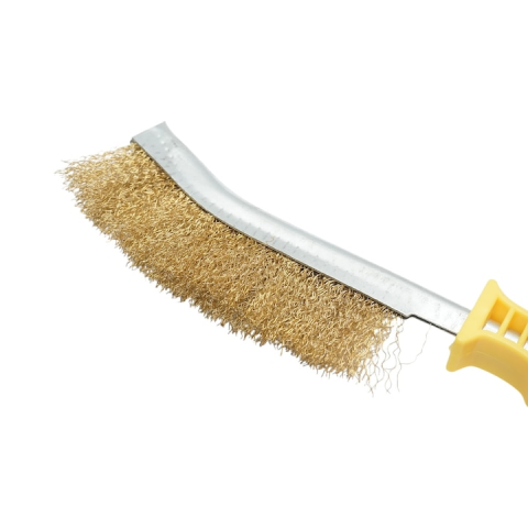 Perie de sarma manuala 225 mm cu maner din plastic, perie curatare rugina si impuritati, pentru pregatire suprafete vopsire si lacuire [2]