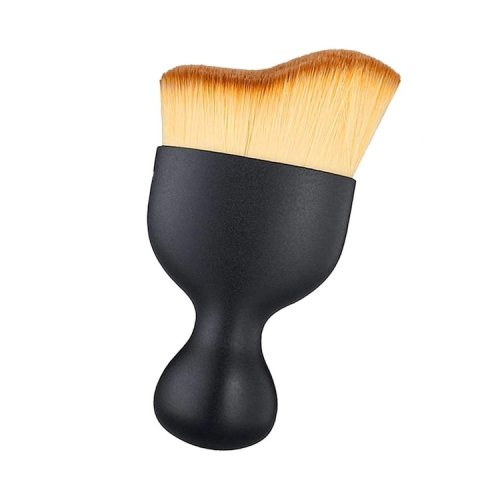 Perie profesionala pentru interior auto, plastic si nailon, curatare precisa, 10 x 4.5 x 2 cm, negru