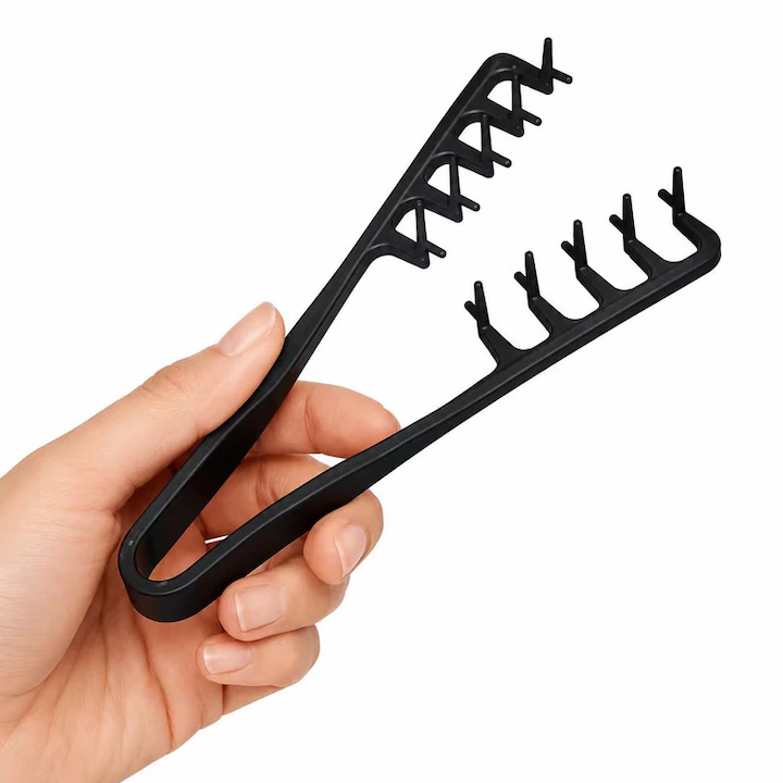 Pieptan de Volum, din ABS, pentru Femei/Barbati, 19 x 9 cm, Negru [1]
