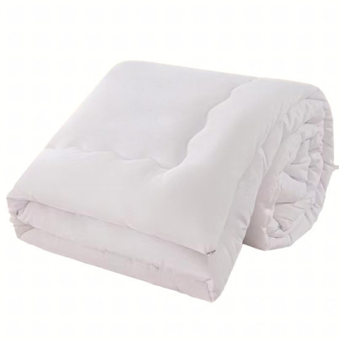 Pilota alba 200x220 cm pentru dormitor, 300 g/m², microfibra cu fibre siliconice, 4 anotimpuri, antialergica, reversibila, lavabila si compatibila cu uscator [9]