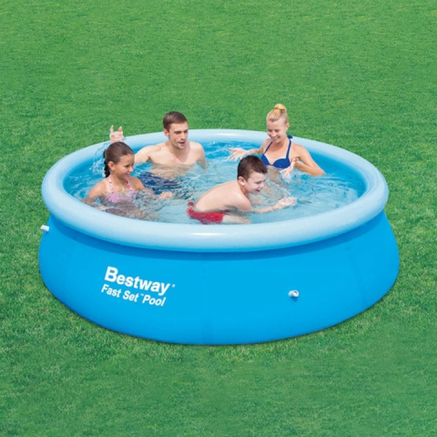 Piscina gonflabila de curte,gradina 244x66 cm,pereti intariti cu 3 straturi [2]