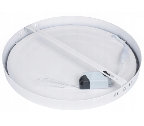 Plafoniera LED, 6 W, rotunda, 4000 K, diametru 11.2 cm, alb [3]