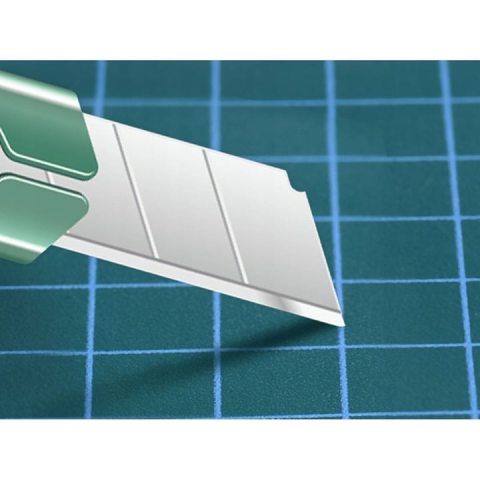 Planseta de taiat A4, fata-verso, autovindecare, grosime 3 mm, cu marcaje centimetrice si unghiuri, ideala pentru crafting, croitorie si proiecte DIY, verde, 22 x 30 cm [3]