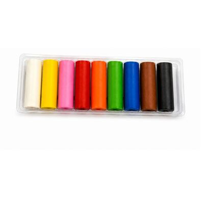 Jucării de desenat - Plastilina multicolor 10 culori, 200 g, 1 set pentru copii, material non-toxic, usor de modelat, nuante vii, pentru gradinita, scoala, hobby si creatie