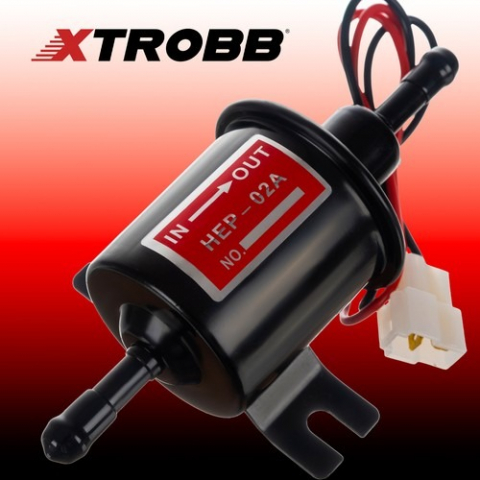Pompa electrica pentru transfer combustibil, fier, 12V, 80-120 l / h, 16 x 8.7 cm [3]