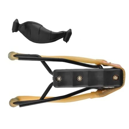 Prastie din cauciuc rezistent pentru copii,maner ergonomic, cu suport pentru brat - Negru [4]