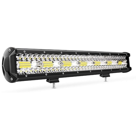 Alte articole auto - Proiector LED bar auto, ATV, offroad, 420W, 12-24V, 140 LED-uri, 54.5x6.5x7.5 cm - Negru