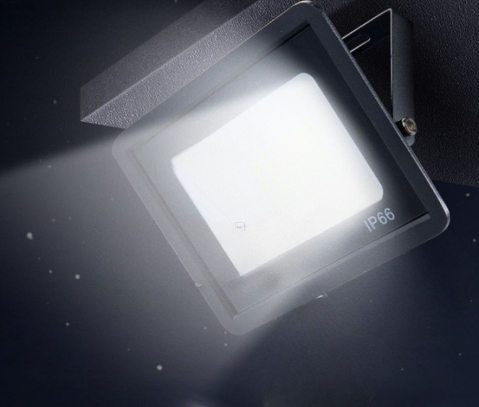 Proiector LED exterior 30W 6000K, lumina rece, impermeabil IP66, iluminat rezidential, curte, gradina, industrial, comercial, negru [8]