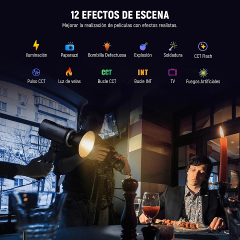Proiector profesional LED, Bi Color Neewer MS150B, putere 130W, temperatura culoare 2700-6500K [4]