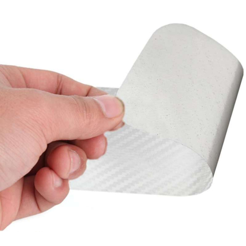 Protectie usa auto tip abtipild, banda adeziva carbon, anti-zgarieturi prag portiera, flexibil, rezistent, universal [2]