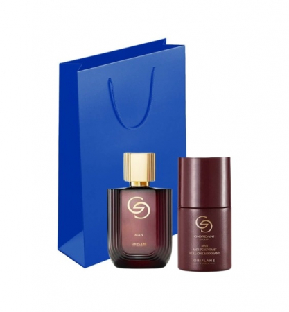 Pungi cadou - Punga Giordani Gold Man El (parfum 75 ml,roll-on 50)