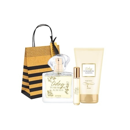 Pungi cadou - Punga Today Ea (parfum 100,lotiune,mini apa), Avon