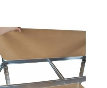 Raft de depozitare metalic, 220x110x45 cm, sarcina maxima 1000kg, 5 nivele, cadru otel zincat [3]