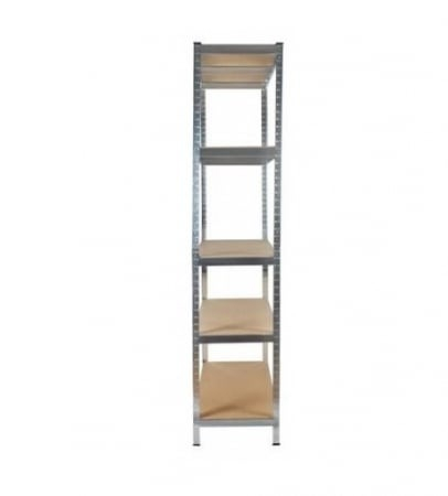 Raft de depozitare metalic, 220x110x45 cm, sarcina maxima 1000kg, 5 nivele, cadru otel zincat [5]