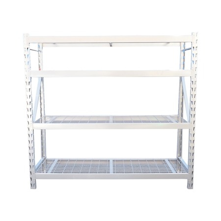Rafturi metalice - Raft metalic pentru depozitare, 4 polite, 196x61x183 cm