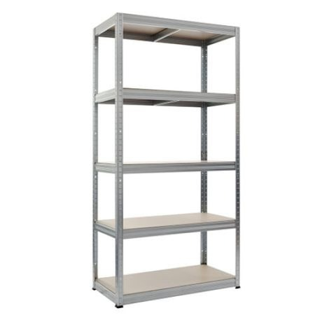 Rafturi metalice - Raft metalic pentru depozitare cu 5 polite, capacitate 250kg/polita, total 1250kg,180x100x35cm
