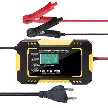 Redresoare auto - Redresor auto cu afisare LED pentru baterii 12V-6A, cabluri incluse