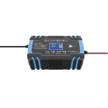 Redresor auto M cu afisare LED pentru baterii 12V-8A, 24V-4A, cabluri incluse [5]