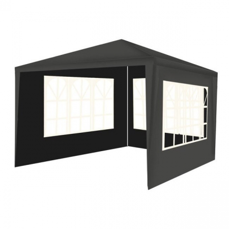 Pavilioane -  Pavilion de gradina,curte,evenimente 3x3m cu 3 pereti laterali cu ferestre - Gri