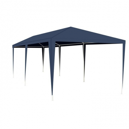   Pavilion de gradina,curte,evenimente 3x6m cu 6 pereti laterali cu ferestre - Albastru   [2]