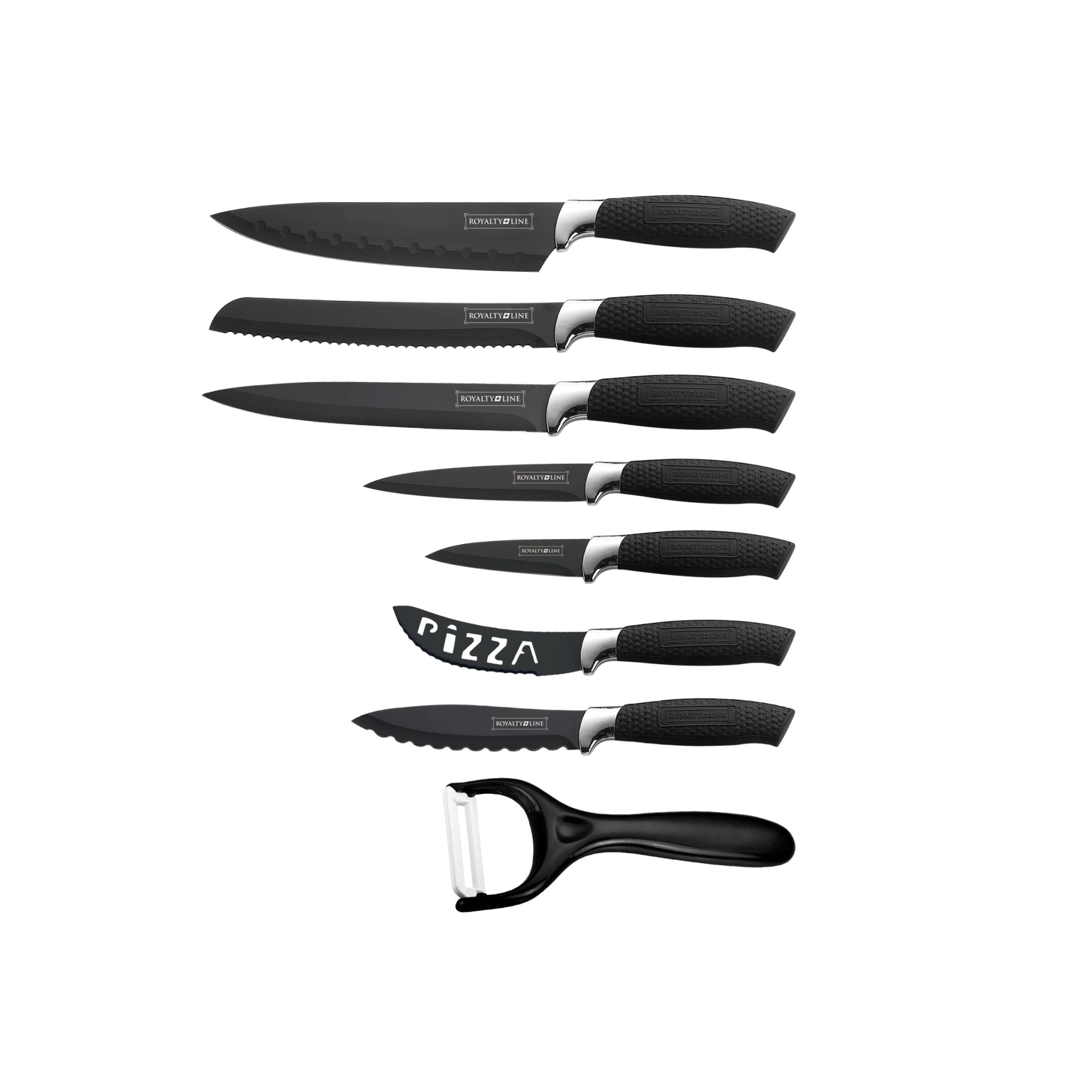 Cutite si tacamuri - Set 7 cutite profesionale de bucatarie,,otel inoxidabil + peeler,depozitate in cutie