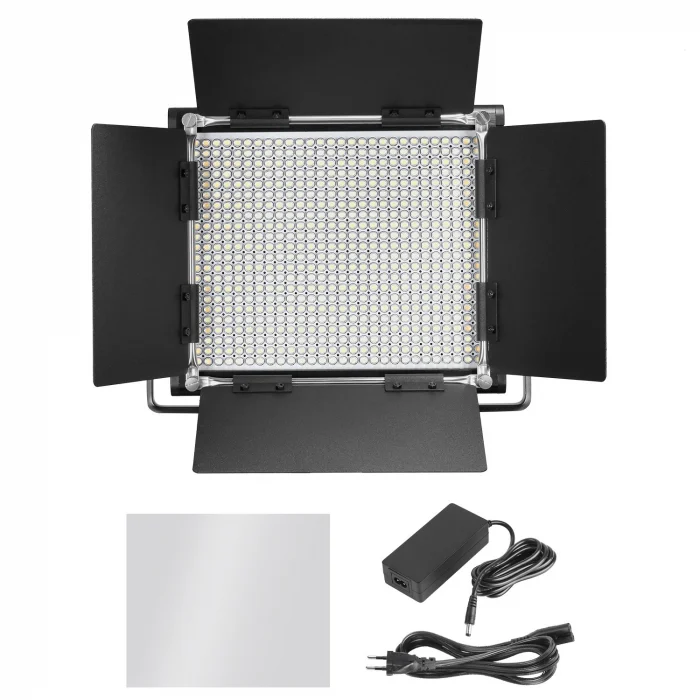 RESIGILAT - Kit 2 Panouri Neewer Bi Color 660 LED, trepiezi reglabili 200 cm, gentute transport incluse [5]