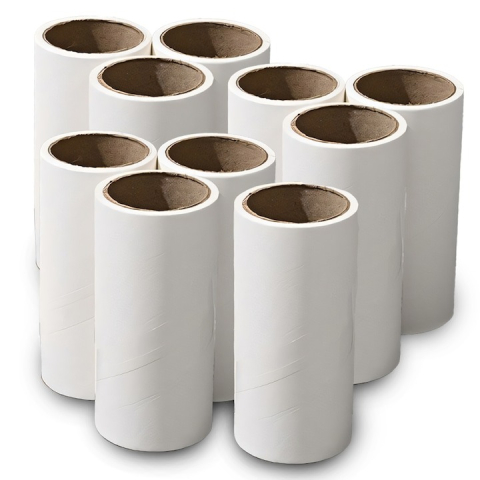 Rezerva pentru rola de curatat scame, 10 x 4.3 cm, alb [10]
