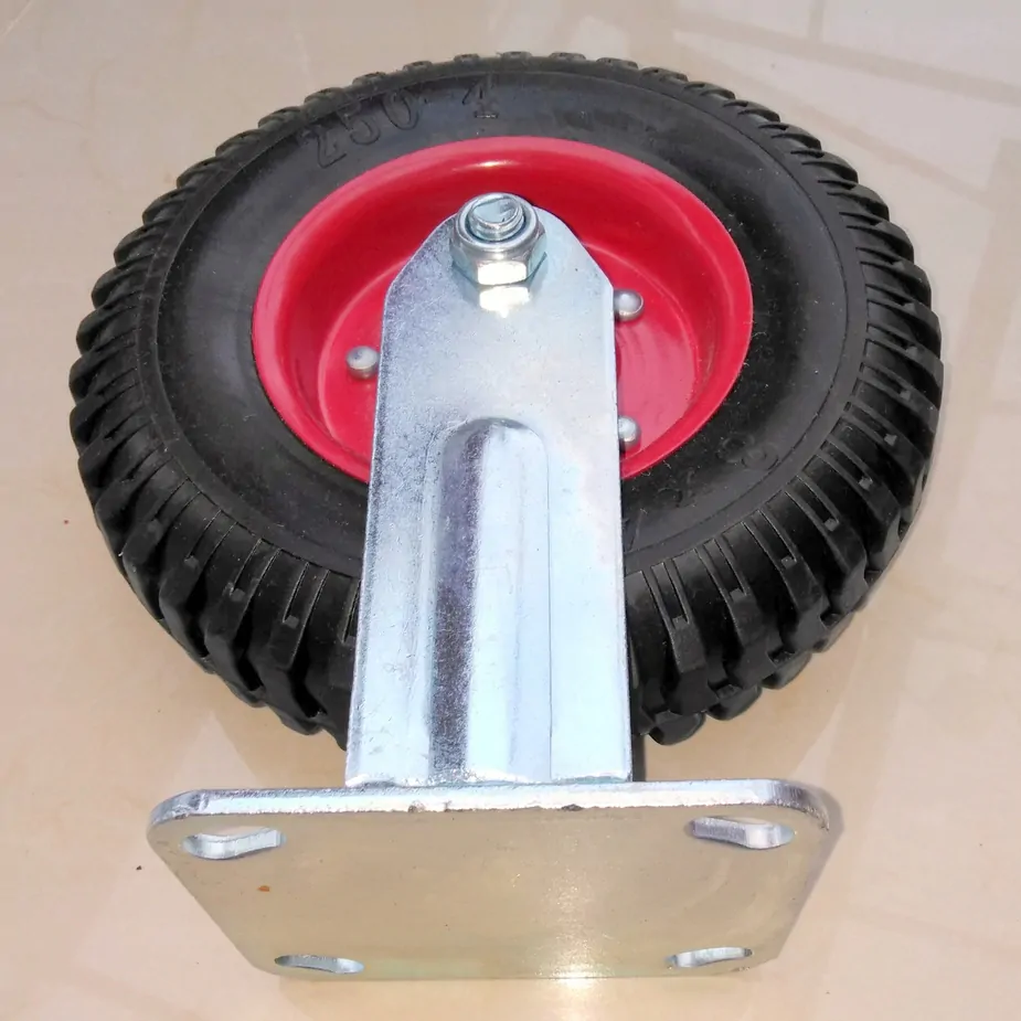 Roata fixa 200 mm, 235 kg, latime 58 mm, placa 115 x 100 mm, rulment dublu cu bile [2]