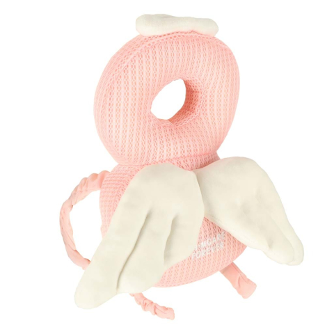 Rucsac de siguranta, pentru copii, protectia capului, bretele reglabile, poliester, 31 x 19 x 8 cm, roz, model ingeras [7]