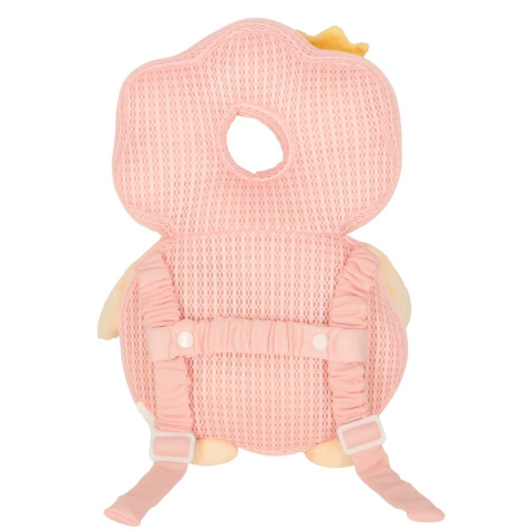 Rucsac de siguranta, pentru copii, protectia capului, bretele reglabile, poliester, 31 x 21 x 8 cm, roz [4]